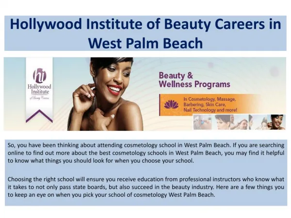 cosmetology school online West Palm Beach