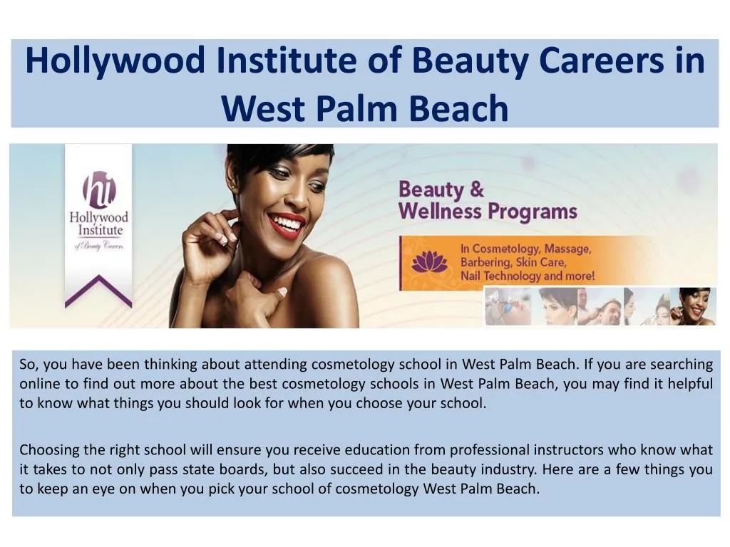 hollywood institute of beauty careers in west palm beach