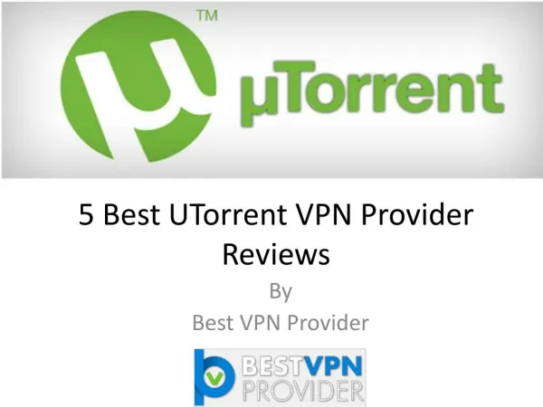 5 best utorrent vpn provider reviews