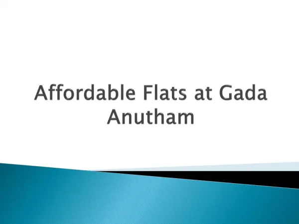 2 BHK Lavish Flats in Hadapsar at Gada Anutham