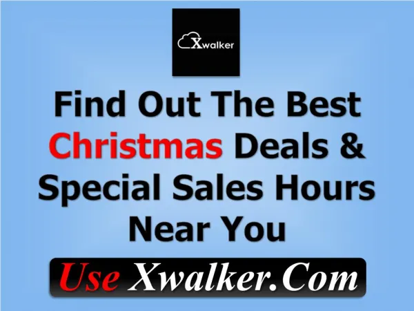 Unique Collection For Christmas Shopping At Xwalker.Com