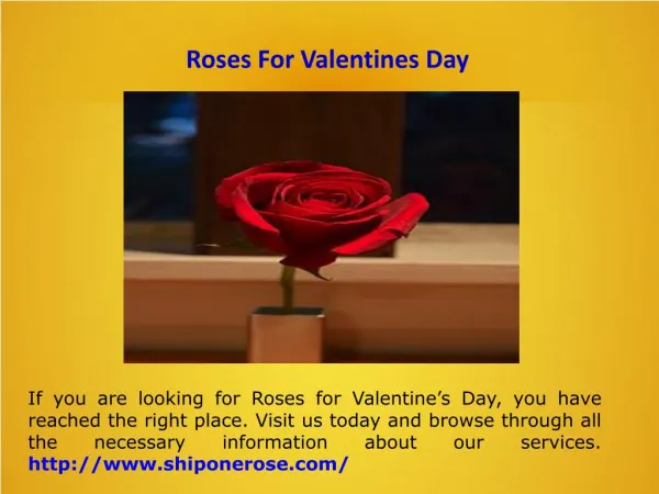 Send One Rose Online