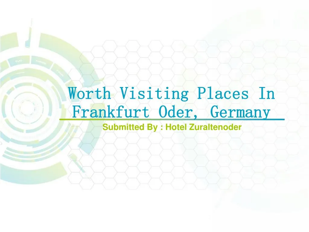 worth visiting places in frankfurt oder germany