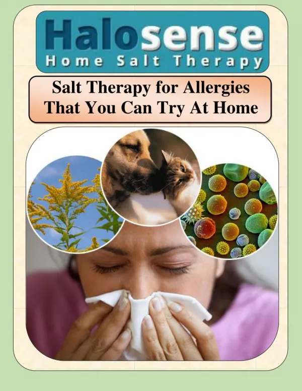 Salt Therapy for Allergies That You Can Try At Home