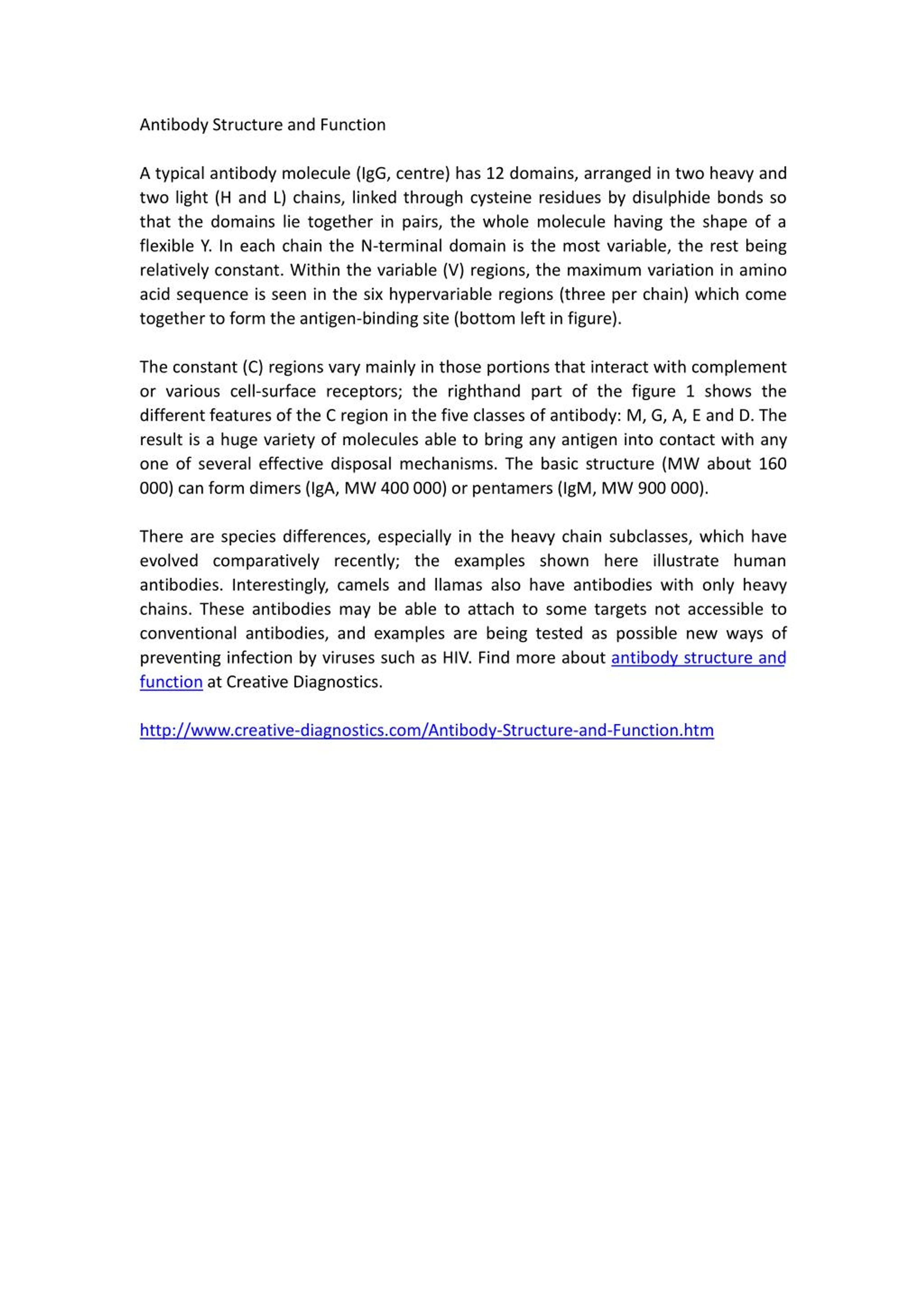 PPT - Antibody structure and function PowerPoint Presentation, free ...