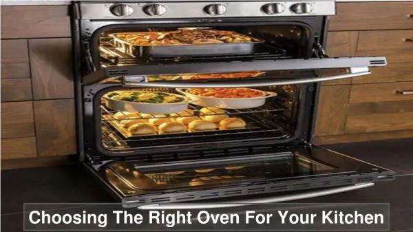Choosing the Right Oven for Your Kitchen
