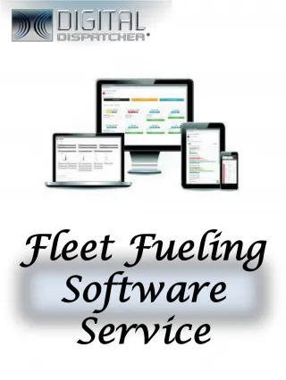 Fleet Fueling Software Service - slide 1