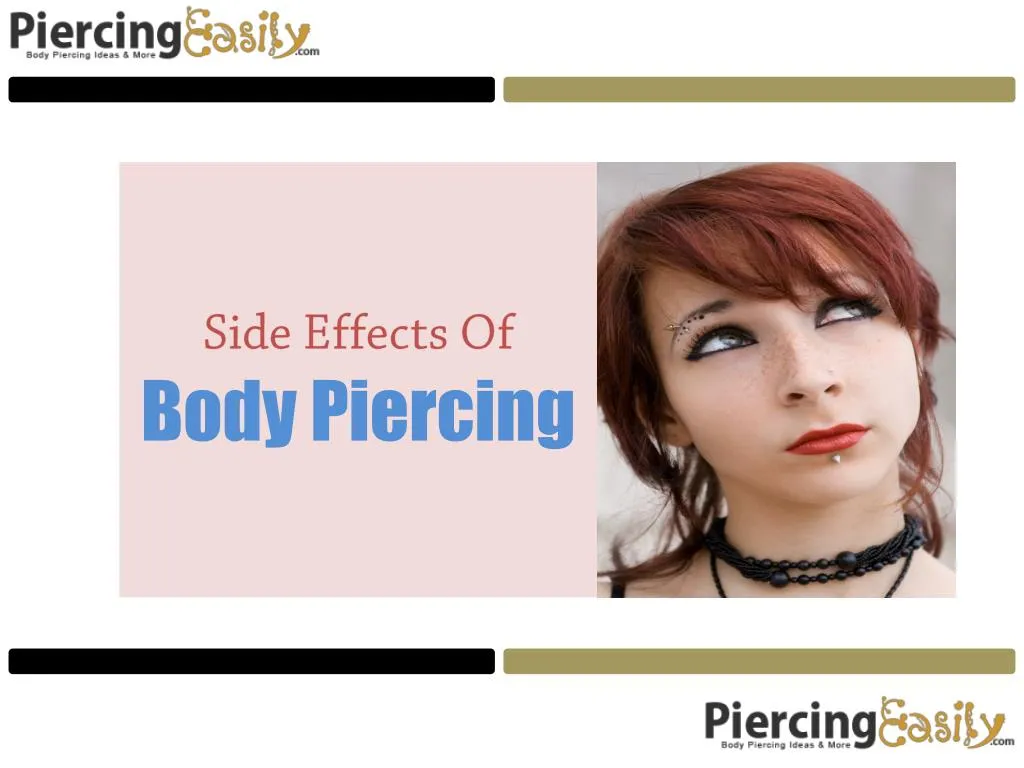 side effects of body piercing