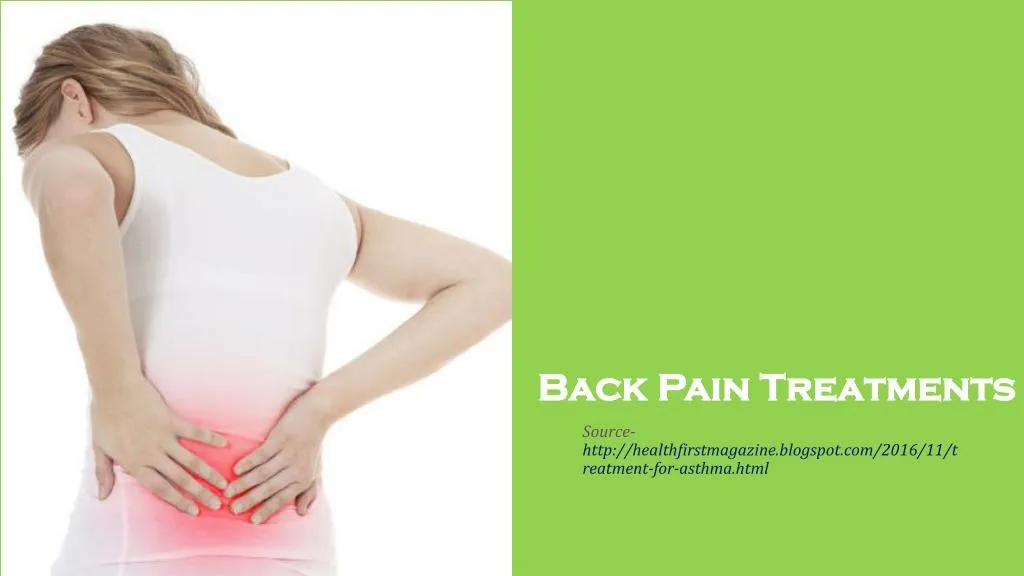 back pain treatments