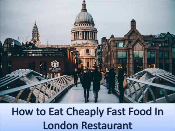 How to Eat Cheaply at a Fast Food Restaurant