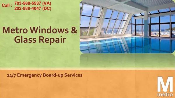 Are you looking for a Glass Repair Service?