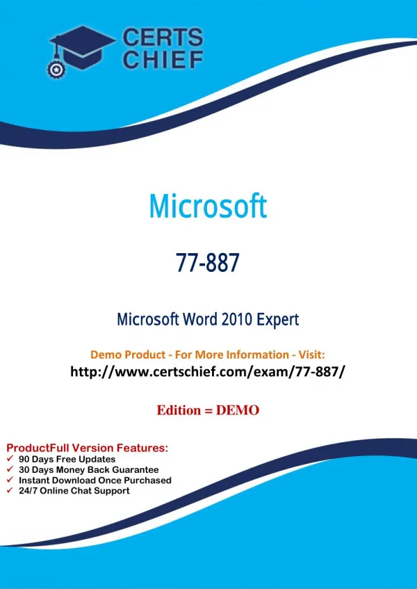 77-887 Exam Certification Questions