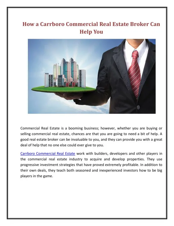 King Commercial real estate