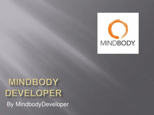 mindbodydeveloper