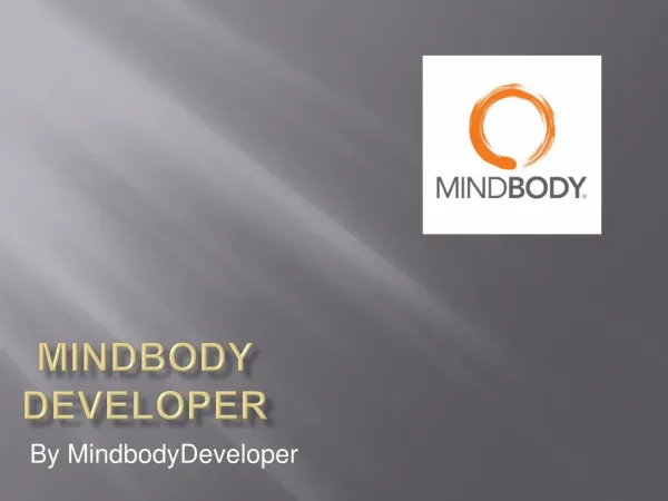 Mindbody Developers