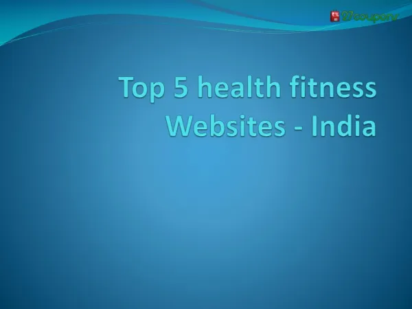 Top 5 health fitness website