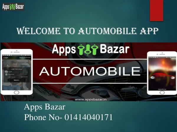AppsBazar | Best Automobile App | Pre-Owned Car Dealer App | Car Dealer App