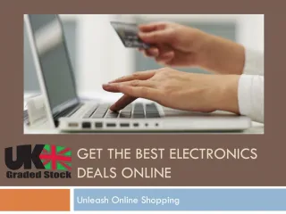 Get The Best Electronics Deals Online