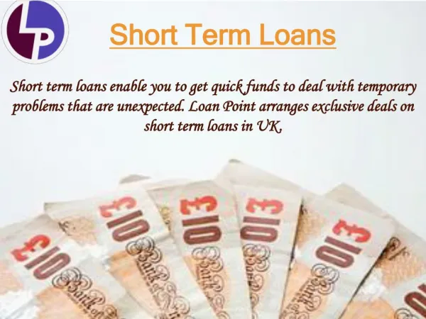 Short Term Loans with Instant Approval | Loan Palace