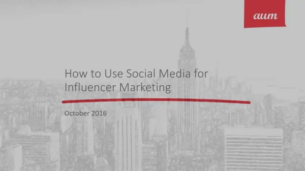 How to Use Social Media for Influencer Marketing