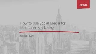 How to Use Social Media for Influencer Marketing
