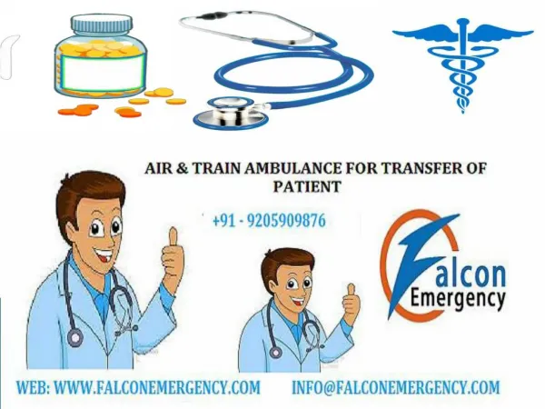 Advanced Air Ambulance Services in Aizwal and Along by Falcon Emergency