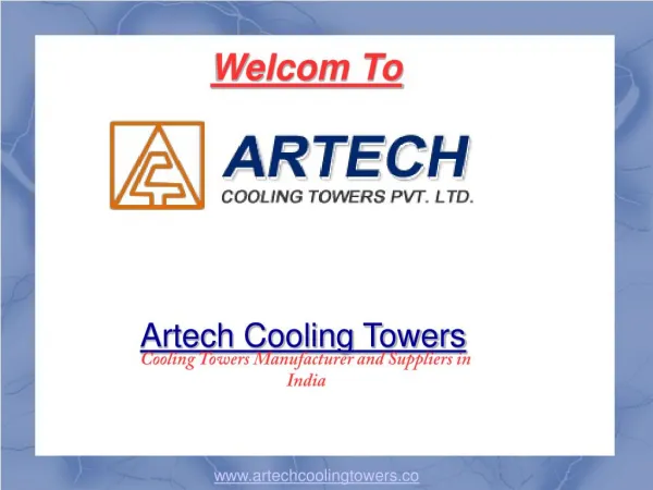 Fan-less FRP Cooling Tower Manufacturer - Artech Cooling Towers