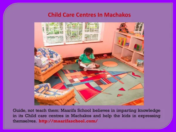 Child Care Centres In Machakos