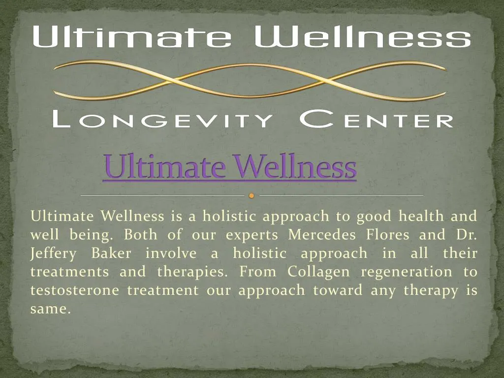 ultimate wellness