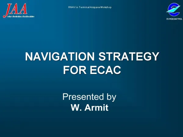 NAVIGATION STRATEGY FOR ECAC