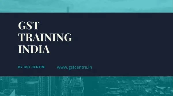 GST Training India