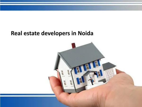 Real estate developers in noida
