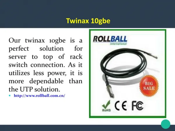 Twinax 10gbe