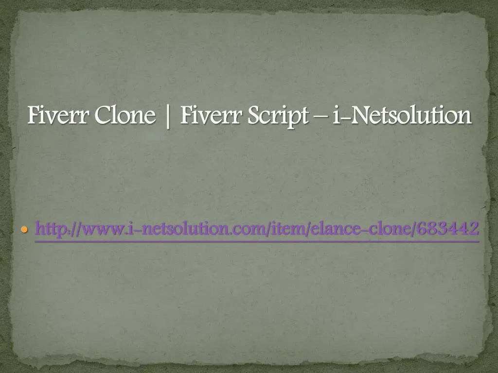 fiverr clone fiverr script i netsolution