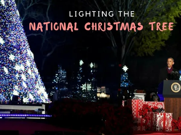Lighting the National Christmas Tree