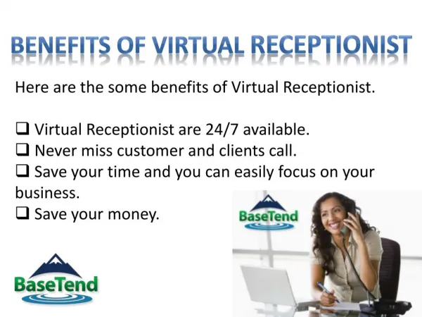 Virtual Receptionist service by BaseTend