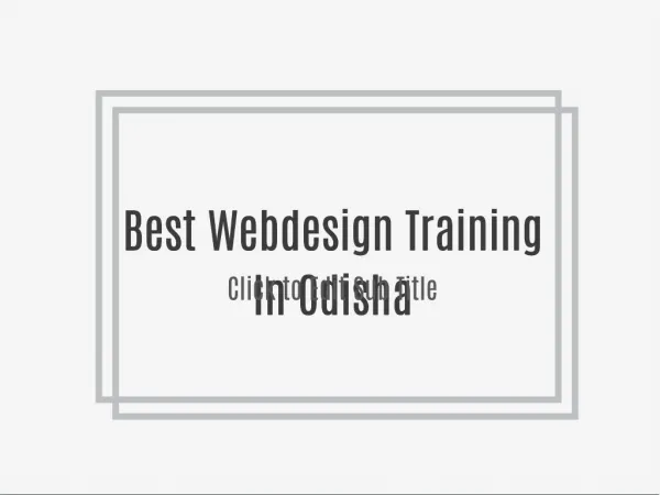 Best Software Training In Odisha
