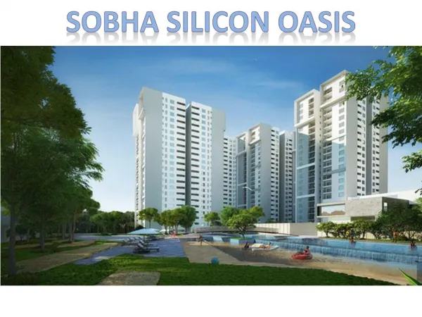 Sobha Silicon Oasis | New launch Property | Call-9066021610