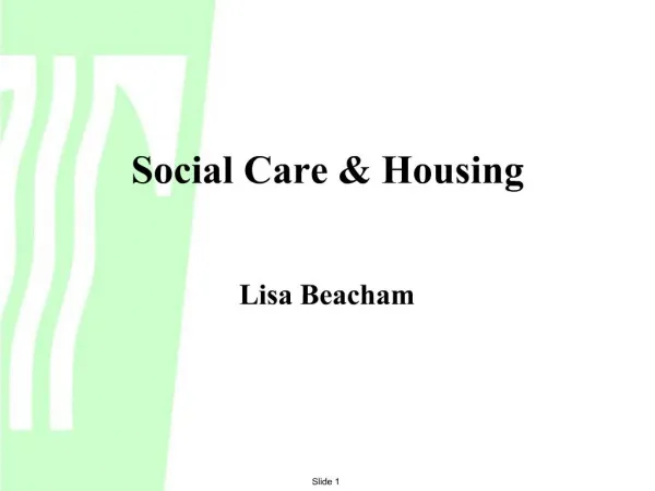 Social Care Housing