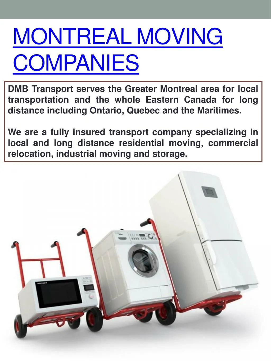 montreal moving companies