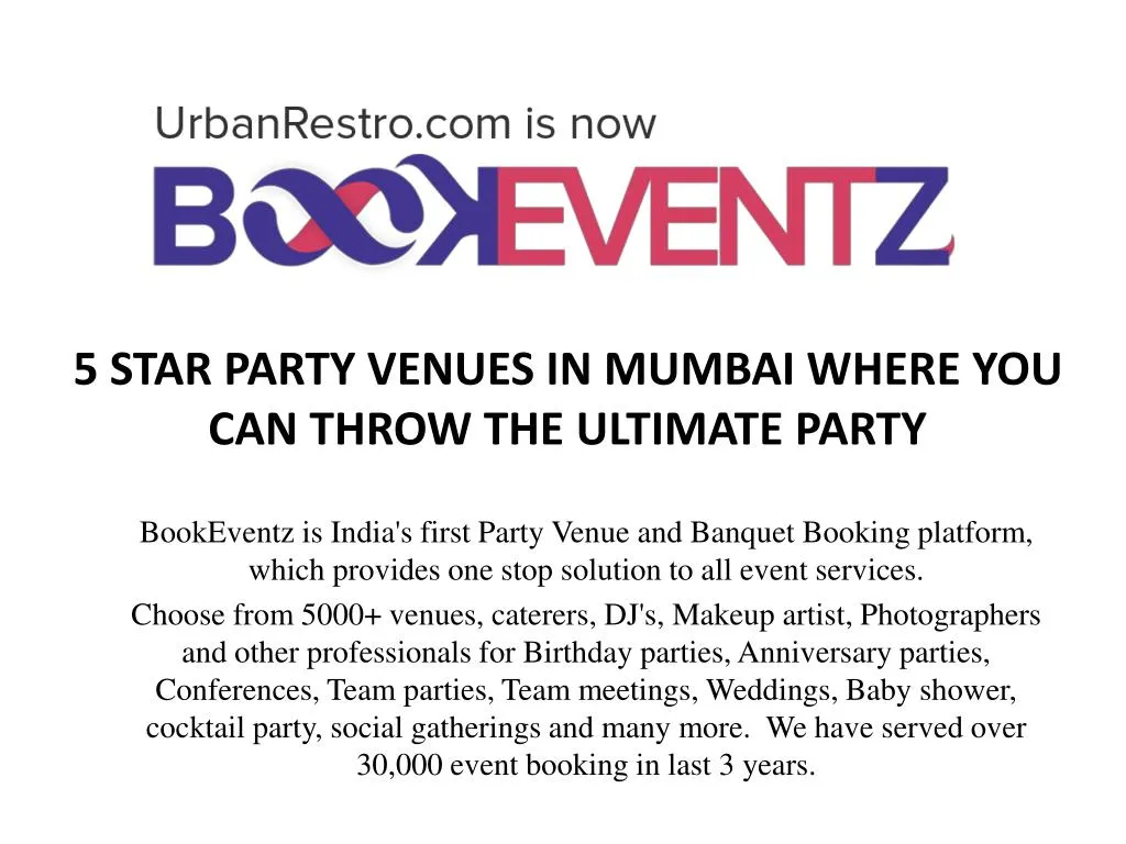 5 star party venues in mumbai where you can throw the ultimate party