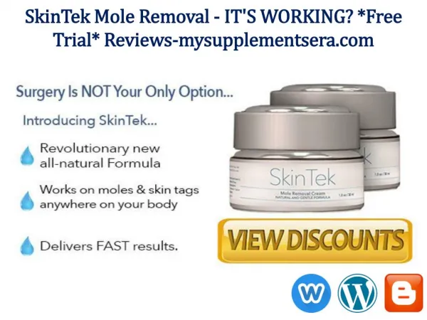 SkinTek *Free Trial Pack* @ http://www.mysupplementsera.com/skintek-reviews/