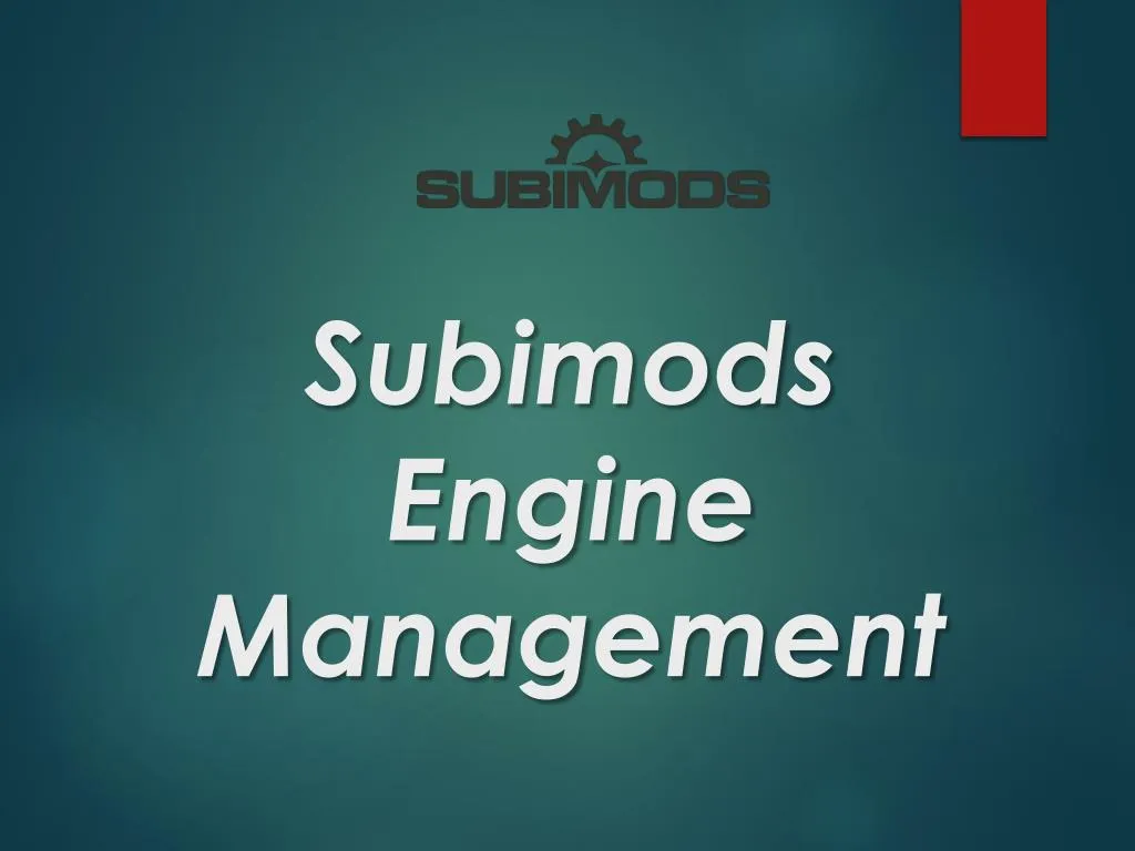 subimods engine management