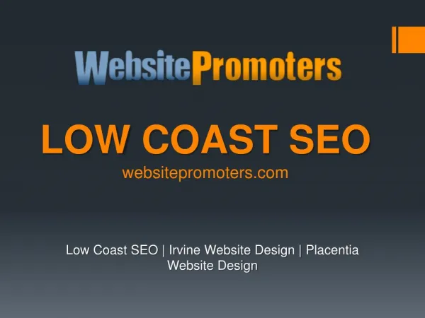 Low Coast Seo - websitepromoters.com