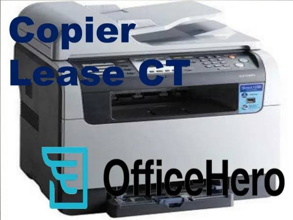 Provide Different Copier Lease CT