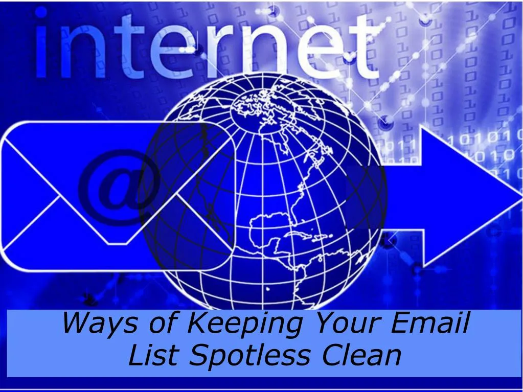 ways of keeping your email list spotless clean