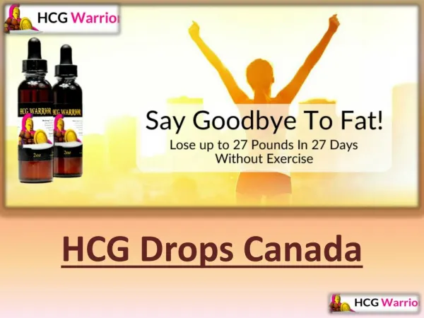 Hcg Drops Canada