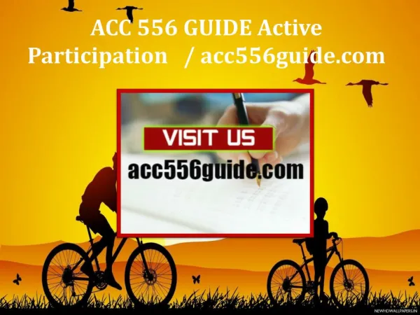 ACC 556 GUIDE Active Participation / acc556guide.com
