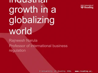 FDI policy and industrial growth in a globalizing world - slide 1