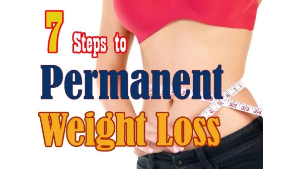 7 Steps to Permanent Weight Loss